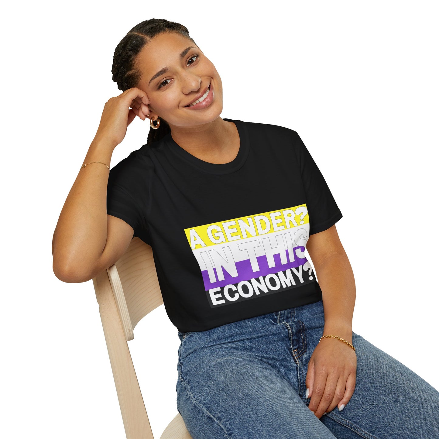 A Gender In This Economy Pride Unisex Softstyle T-Shirt