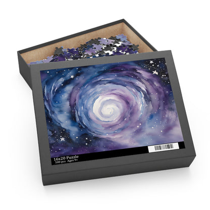 Galaxy Watercolor Puzzle (120, 252, 500-Piece)