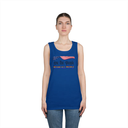 We the People Means All People Unisex Heavy Cotton Tank Top