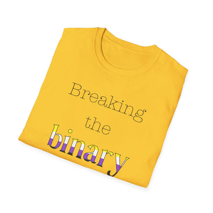 Breaking the Binary Pride Unisex Softstyle T-Shirt