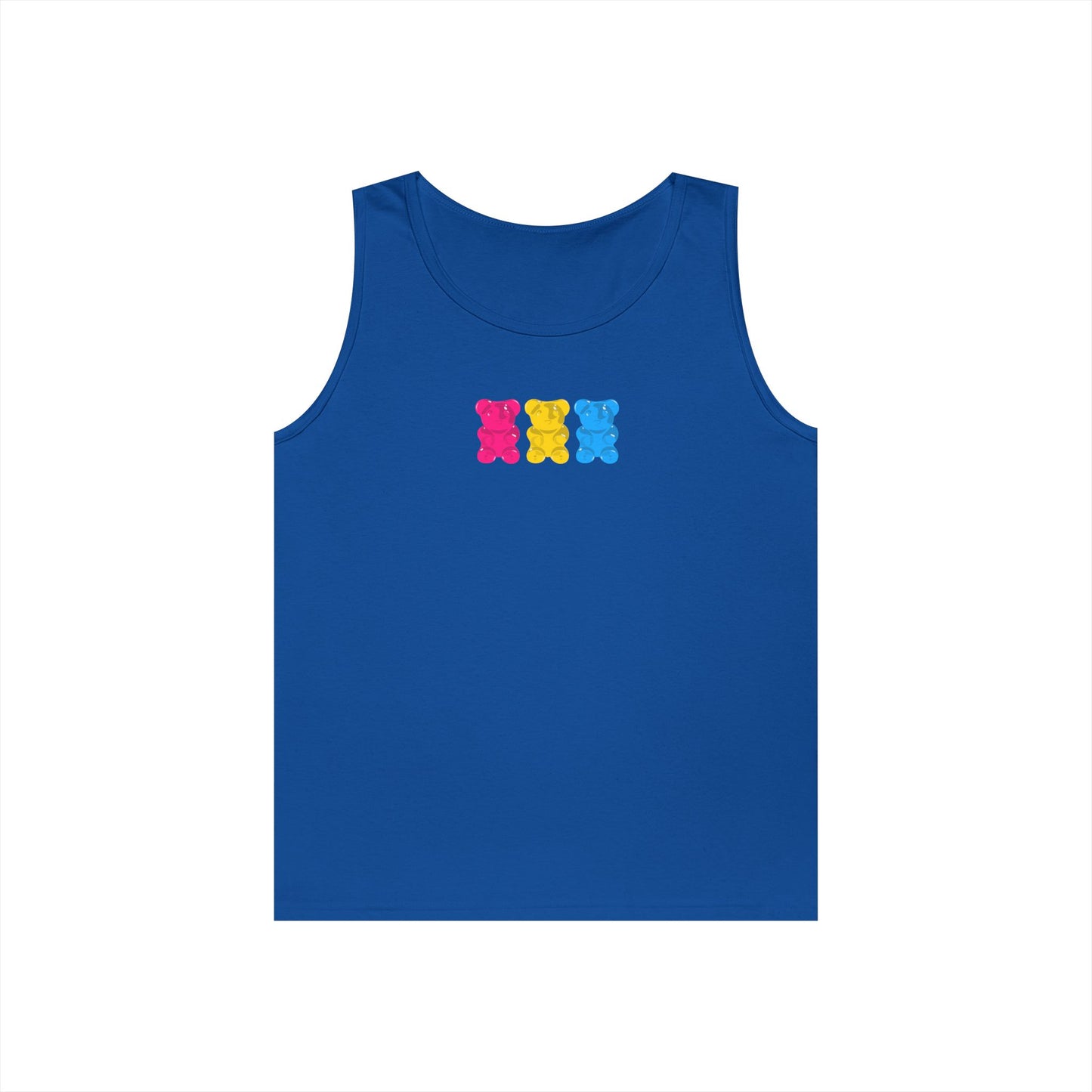 Pansexual Pride Gummy Bears Unisex Heavy Cotton Tank Top