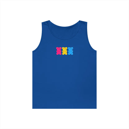Pansexual Pride Gummy Bears Unisex Heavy Cotton Tank Top