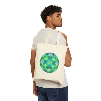 Dreamy Mandala Cotton Canvas Tote Bag