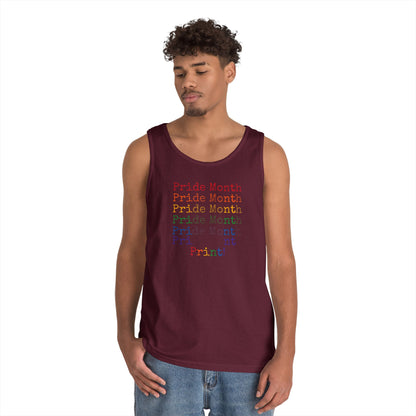 Pride Month PRINT Unisex Heavy Cotton Tank Top