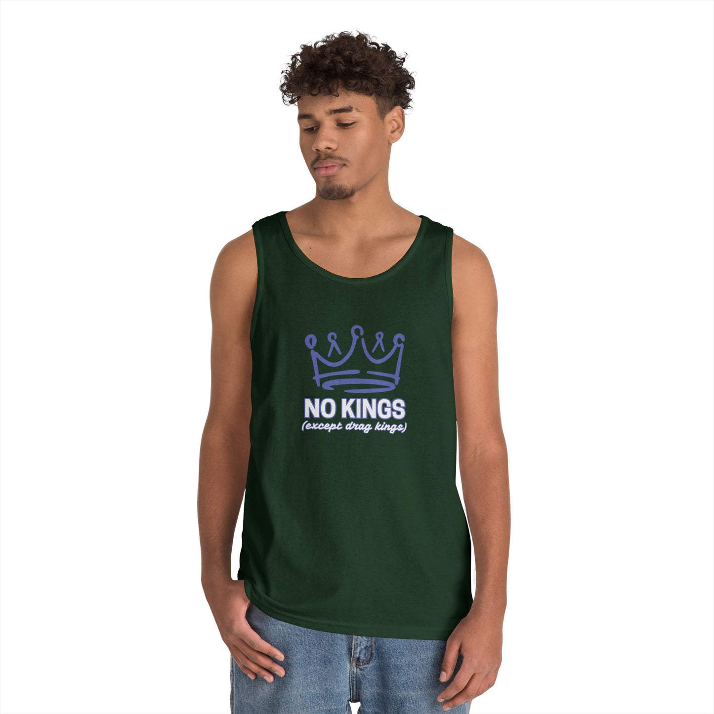 No Kings Except Drag Kings Unisex Heavy Cotton Tank Top
