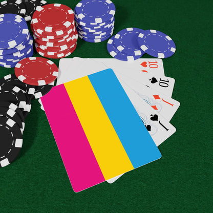 Pansexual Pride Flag Playing Cards