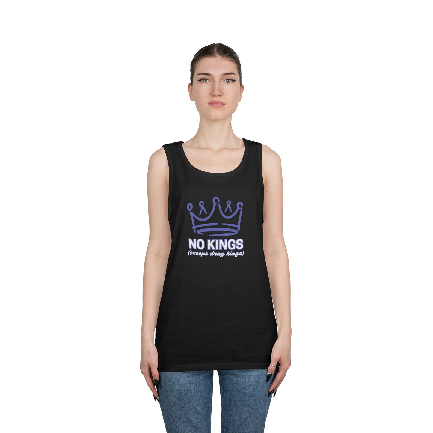 No Kings Except Drag Kings Unisex Heavy Cotton Tank Top