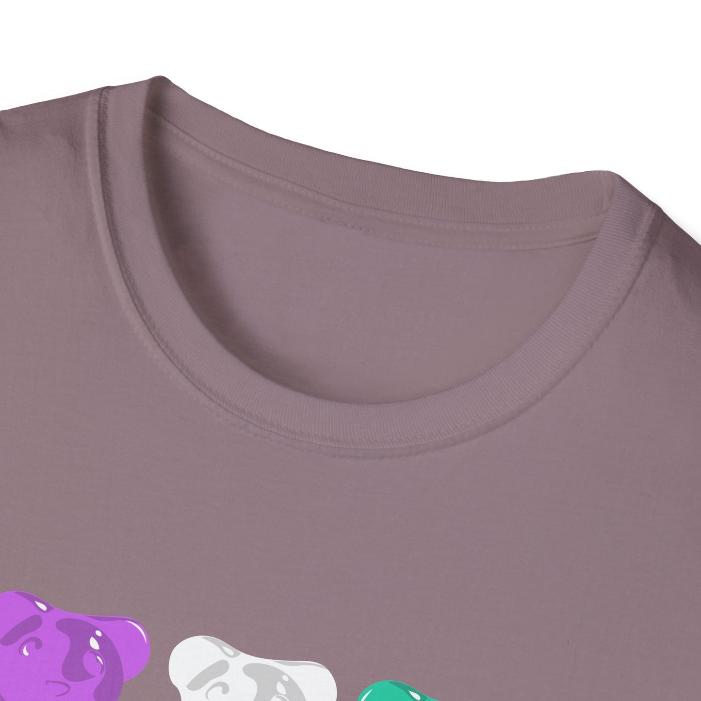 Genderqueer Pride Gummy Bears Unisex Softstyle T-Shirt