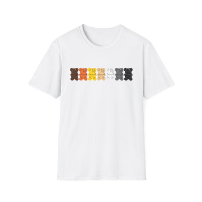 Bear Pride Gummy Bears Unisex Softstyle T-Shirt