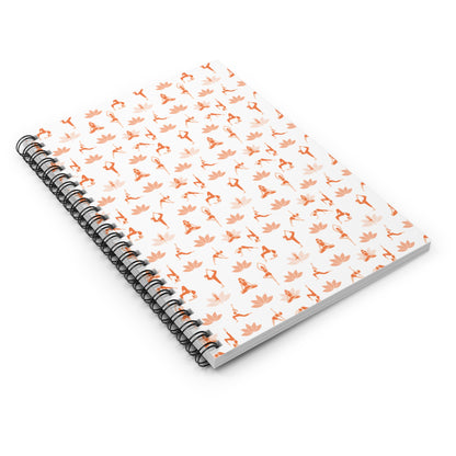 Yoga Spiral Notebook - Ruled Line