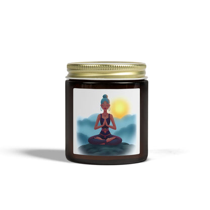 Cloud Meditation Scented Candles, Coconut Apricot Wax (4oz, 9oz)