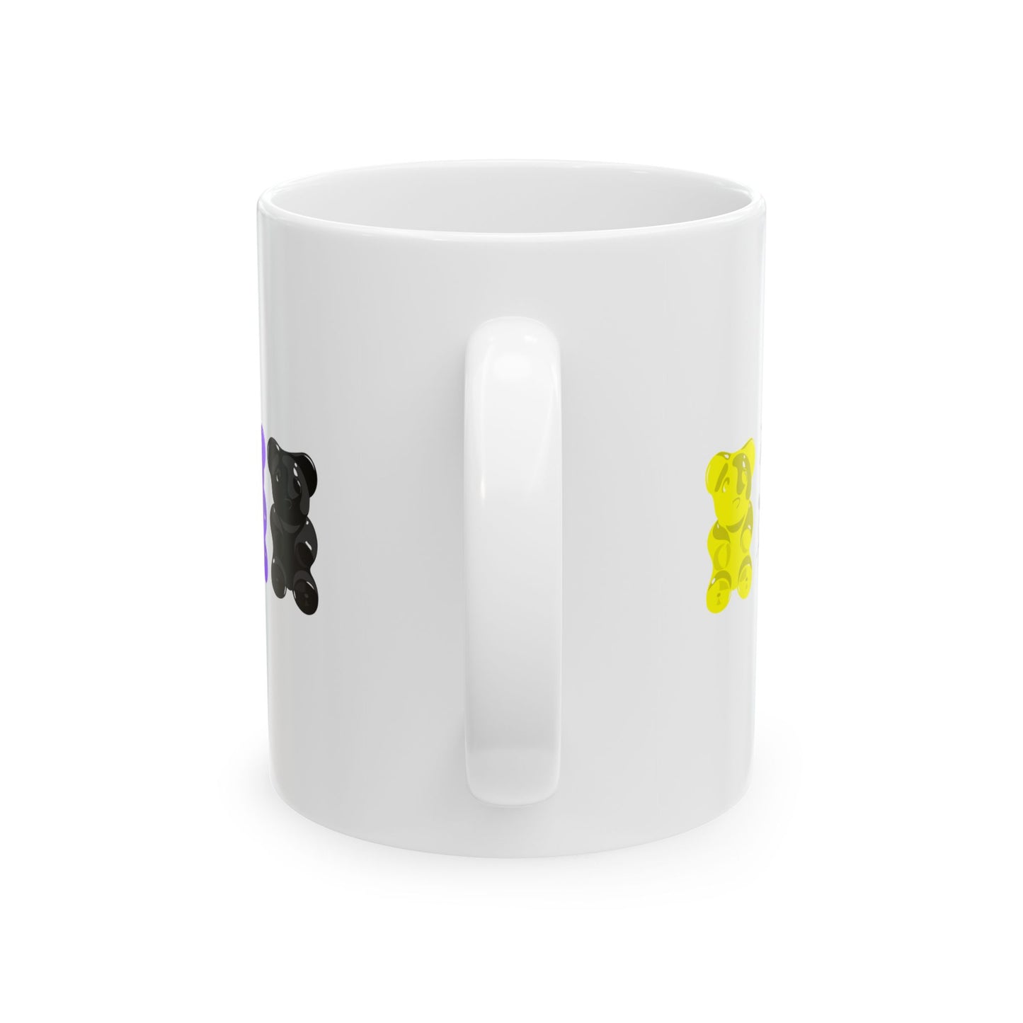 Nonbinary Pride Gummy Bears Coffee Mug (11oz/15oz)
