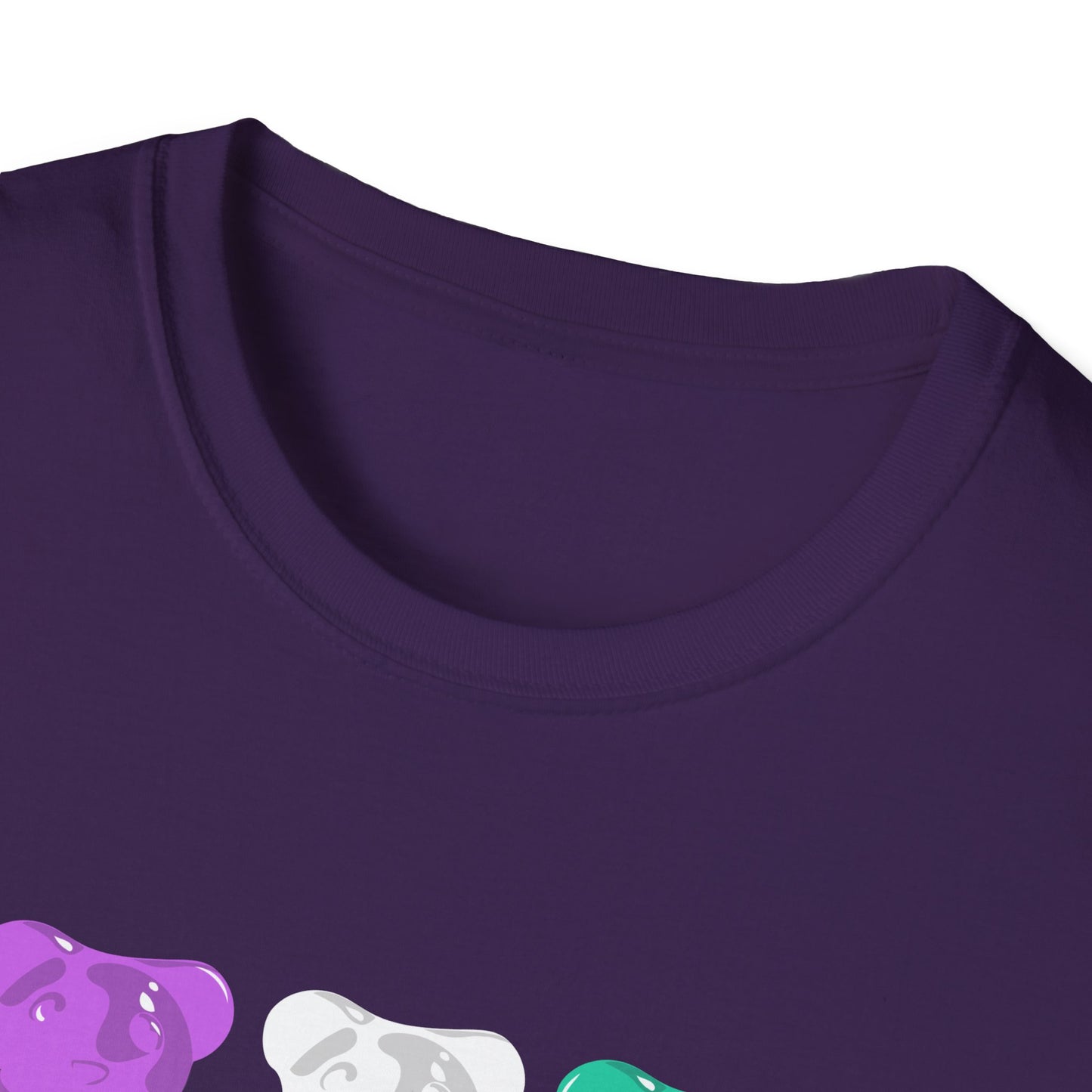 Genderqueer Pride Gummy Bears Unisex Softstyle T-Shirt