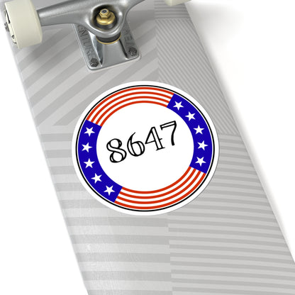 86 47 Kiss-Cut Stickers