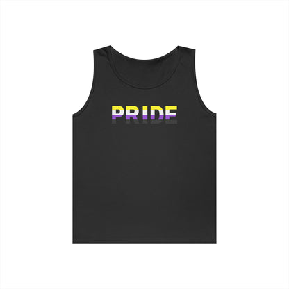 Nonbinary PRIDE Unisex Heavy Cotton Tank Top