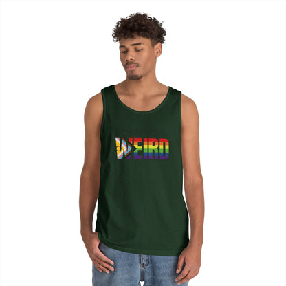Queer As In Weird Unisex Heavy Cotton Tank Top