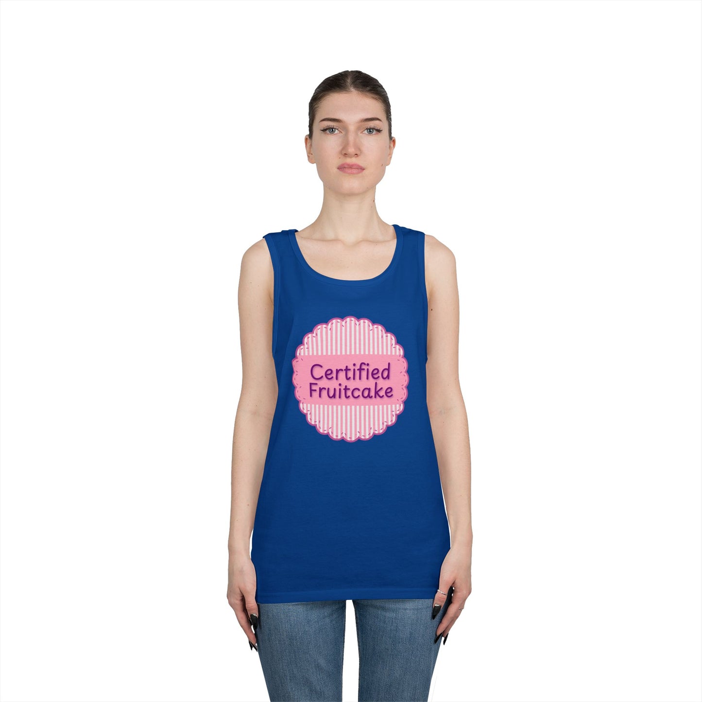 Certified Fruitcake Unisex Heavy Cotton Tank Top