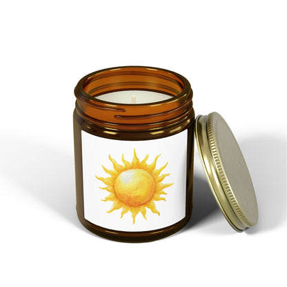 Cosmic Comforts Scented Candles, Coconut Apricot Wax (4oz, 9oz)