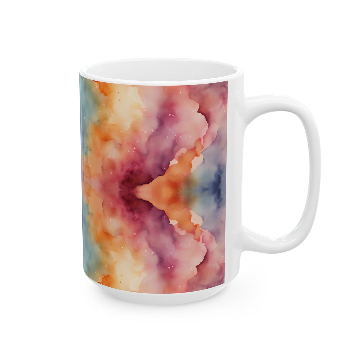 Watercolor Galaxy Ceramic Mug, (11oz, 15oz)