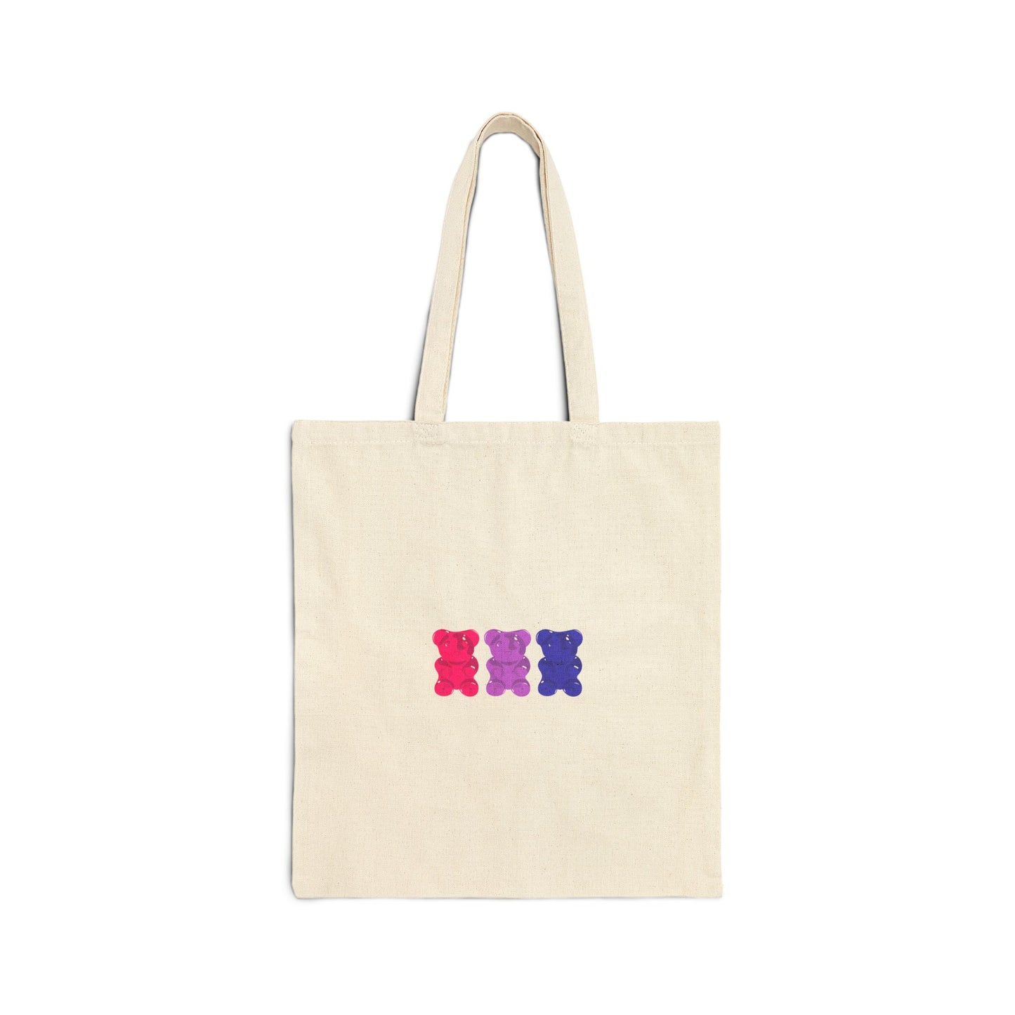 Bisexual Pride Gummy Bears Canvas Tote