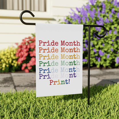 Pride Month PRINT Garden Flag