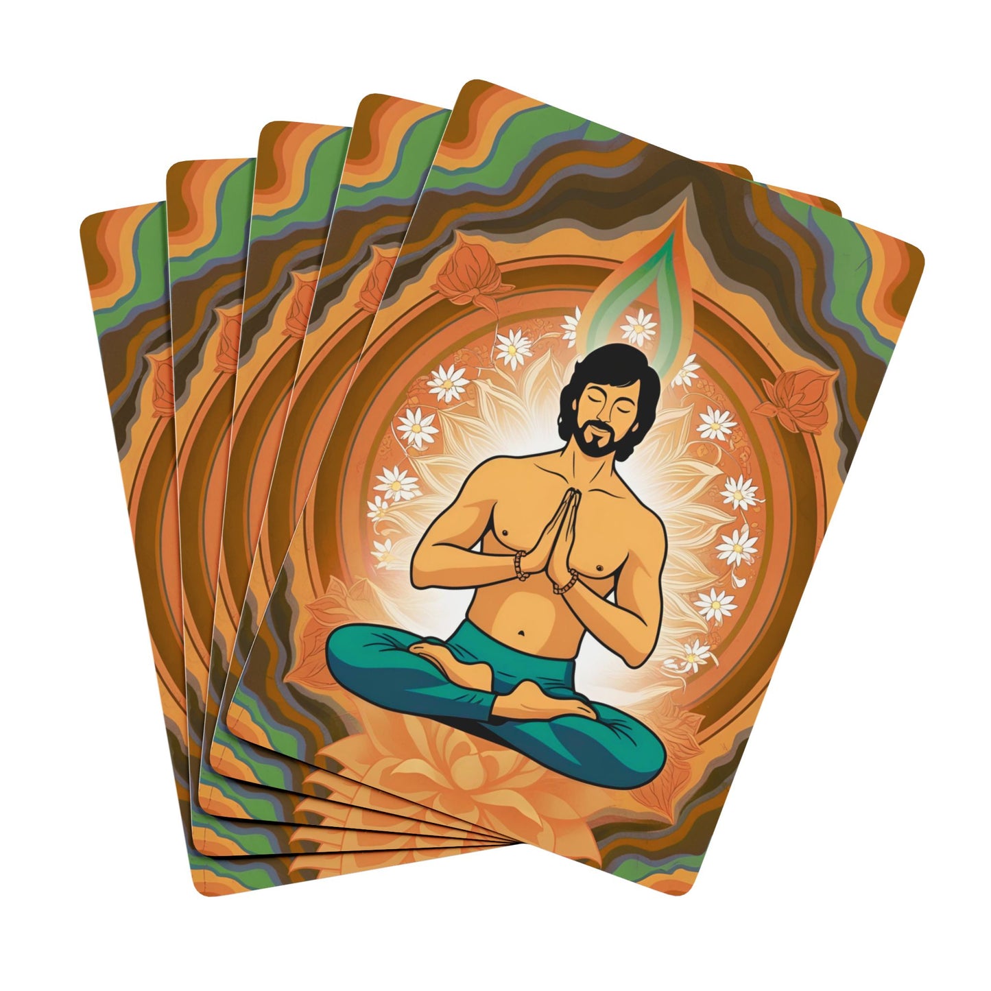 Daisy Meditation Playing Cards