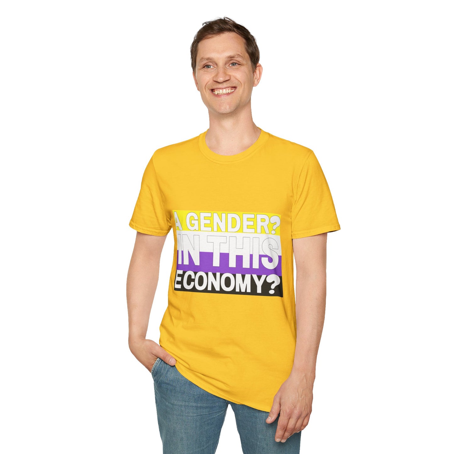 A Gender In This Economy Pride Unisex Softstyle T-Shirt