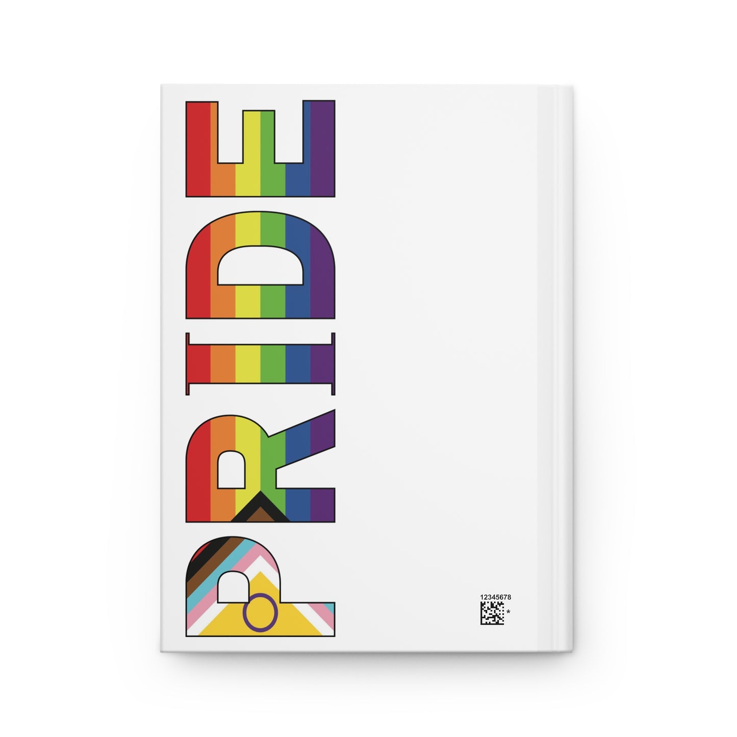 Inclusive Rainbow Pride Hardcover Journal Matte