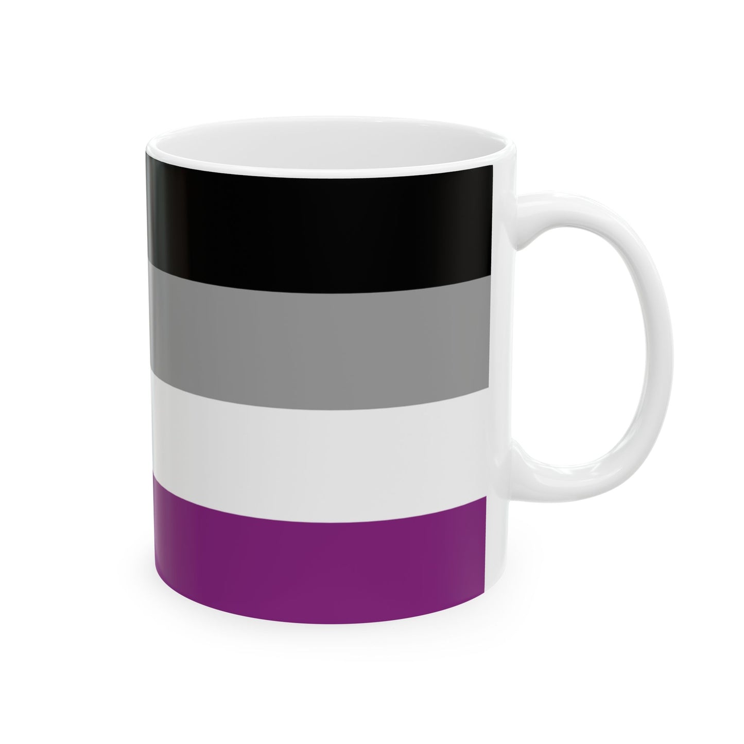 Asexual Pride Flag Coffee Mug (11oz/15oz)