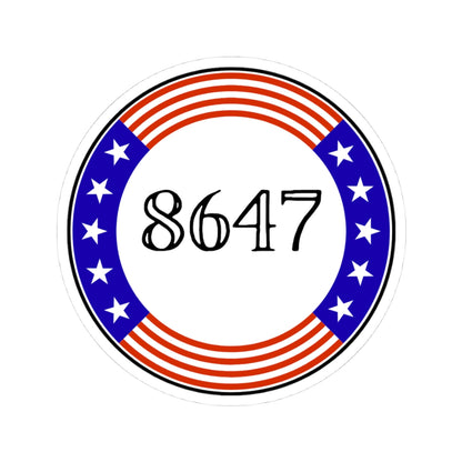 86 47 Kiss-Cut Stickers