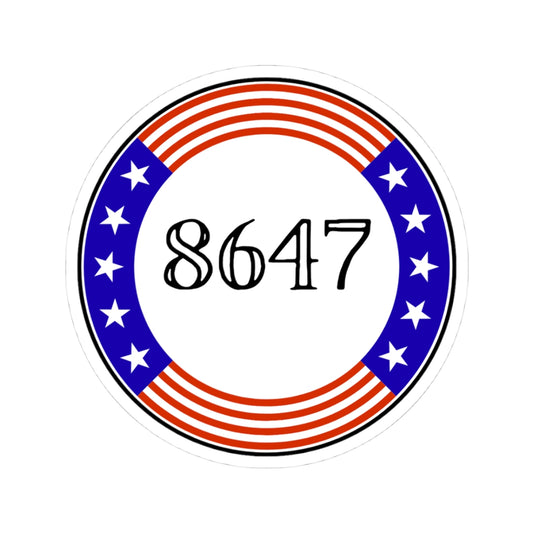 86 47 Kiss-Cut Stickers