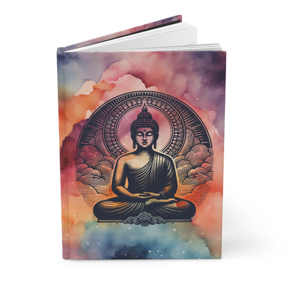 Watercolor Buddha Mandala Hardcover Journal Matte