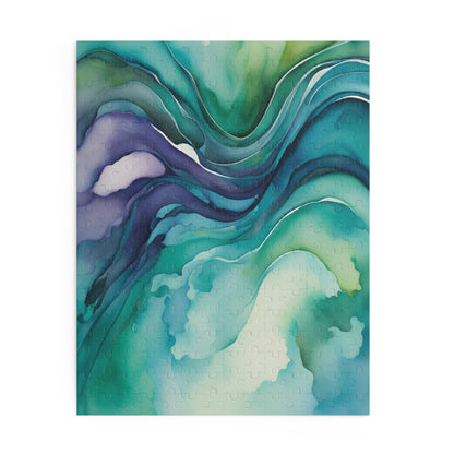 Watercolor Waves Puzzle (120, 252, 500-Piece)