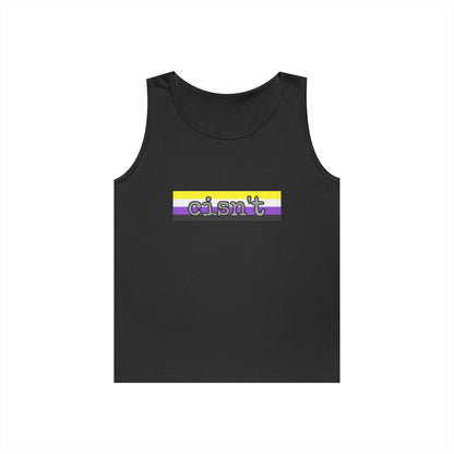 Cisn't Unisex Heavy Cotton Tank Top