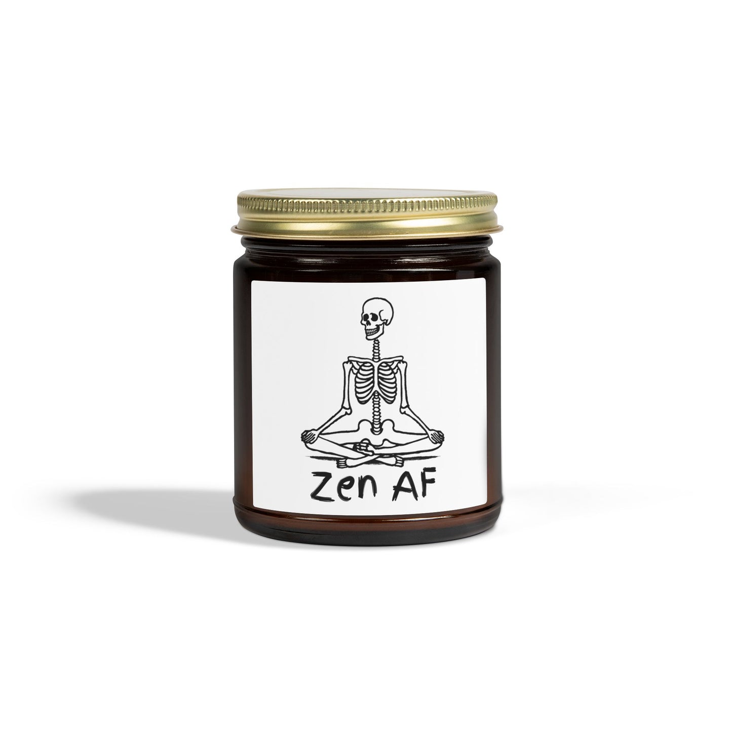 Zen AF Scented Candles, Coconut Apricot Wax (4oz, 9oz)