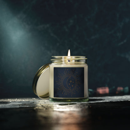 Cosmic Comforts Scented Candles, Coconut Apricot Wax (4oz, 9oz)