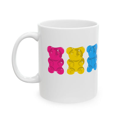 Pansexual Pride Gummy Bears Coffee Mug (11oz/15oz)
