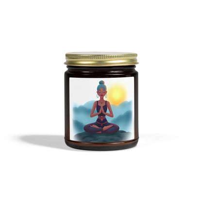 Cloud Meditation Scented Candles, Coconut Apricot Wax (4oz, 9oz)
