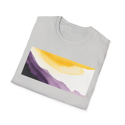 Nonbinary Pride Watercolor Unisex Softstyle T-Shirt