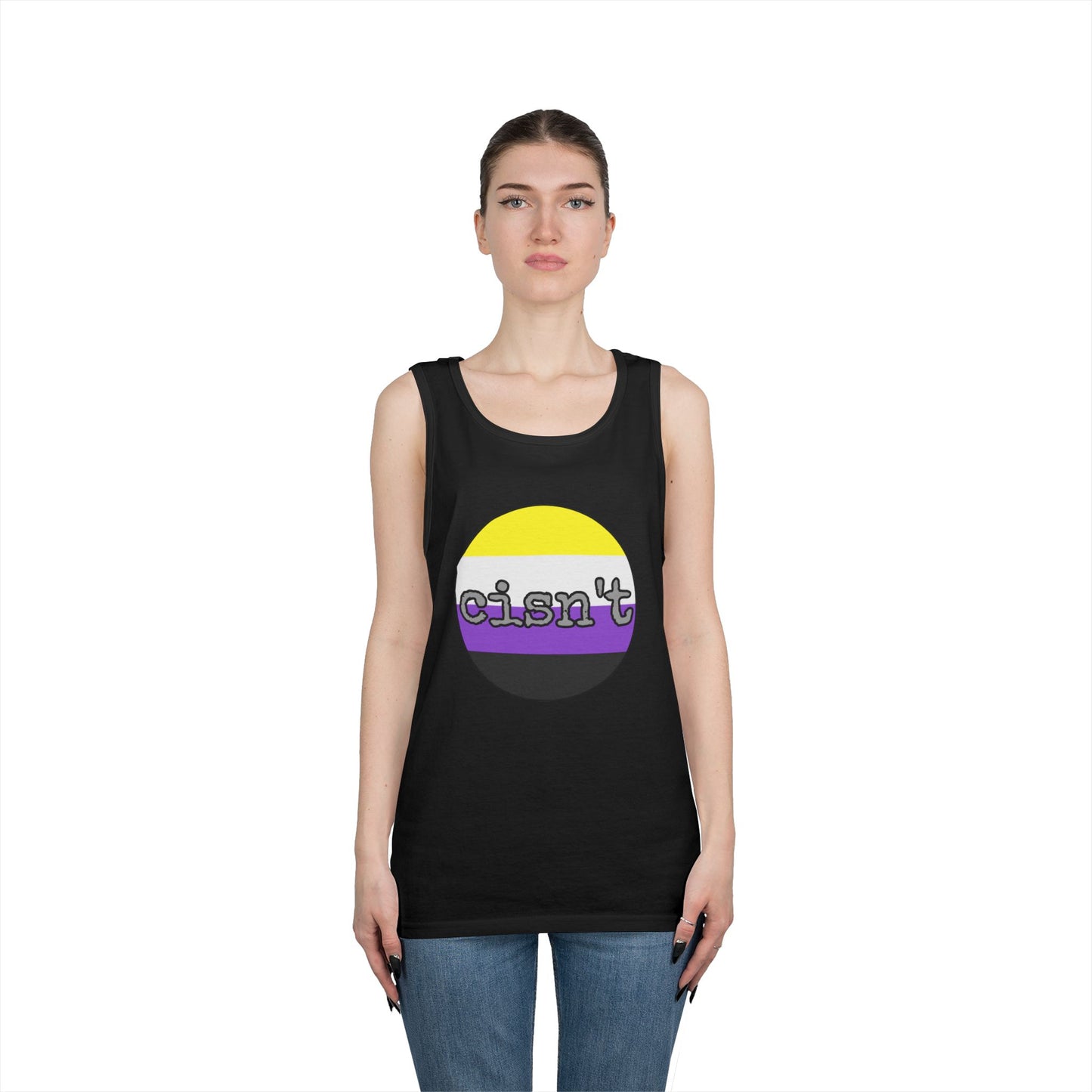 Cisn't Unisex Heavy Cotton Tank Top
