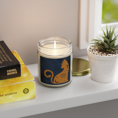 Cosmic Comforts Scented Candles, Coconut Apricot Wax (4oz, 9oz)