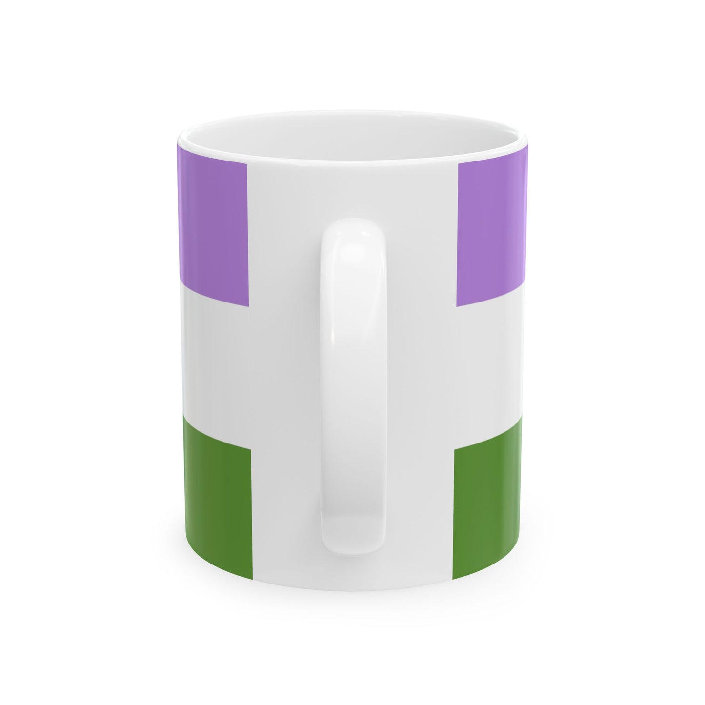 Genderqueer Pride Flag Coffee Mug (11oz/15oz)
