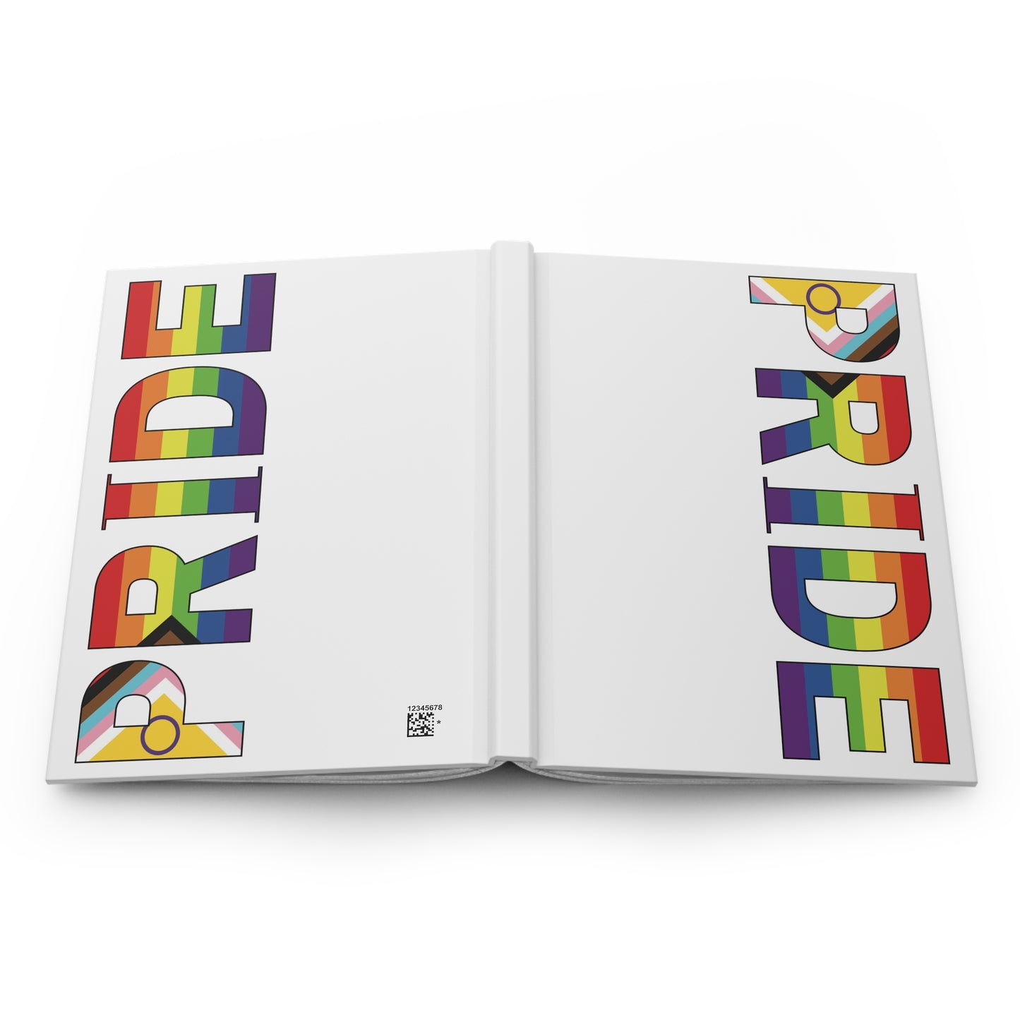Inclusive Rainbow Pride Hardcover Journal Matte