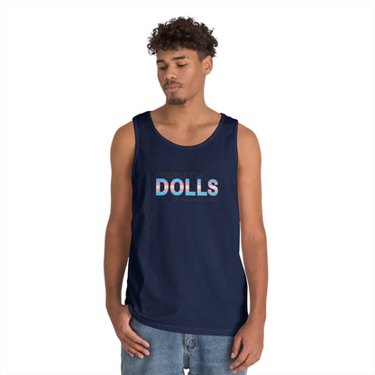 Protect the Dolls Including the Kens Unisex Heavy Cotton Tank Top