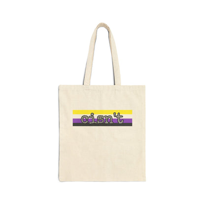 Cisn't Pride Canvas Tote