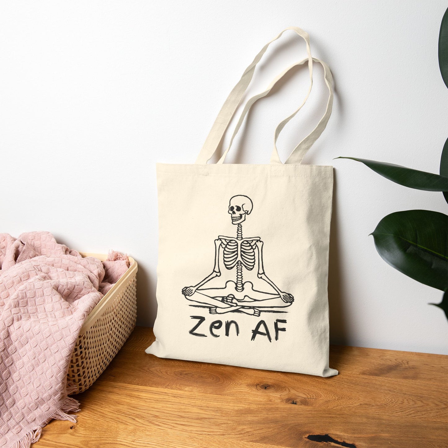 Zen AF Cotton Canvas Tote Bag