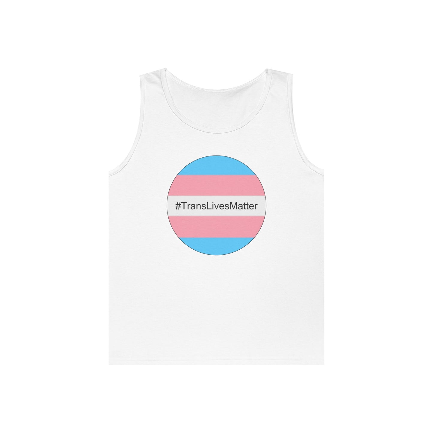 Trans Lives Matter Unisex Heavy Cotton Tank Top