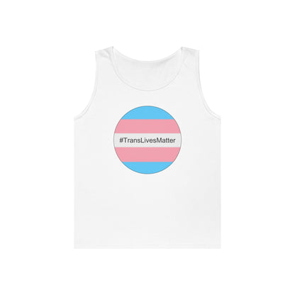 Trans Lives Matter Unisex Heavy Cotton Tank Top