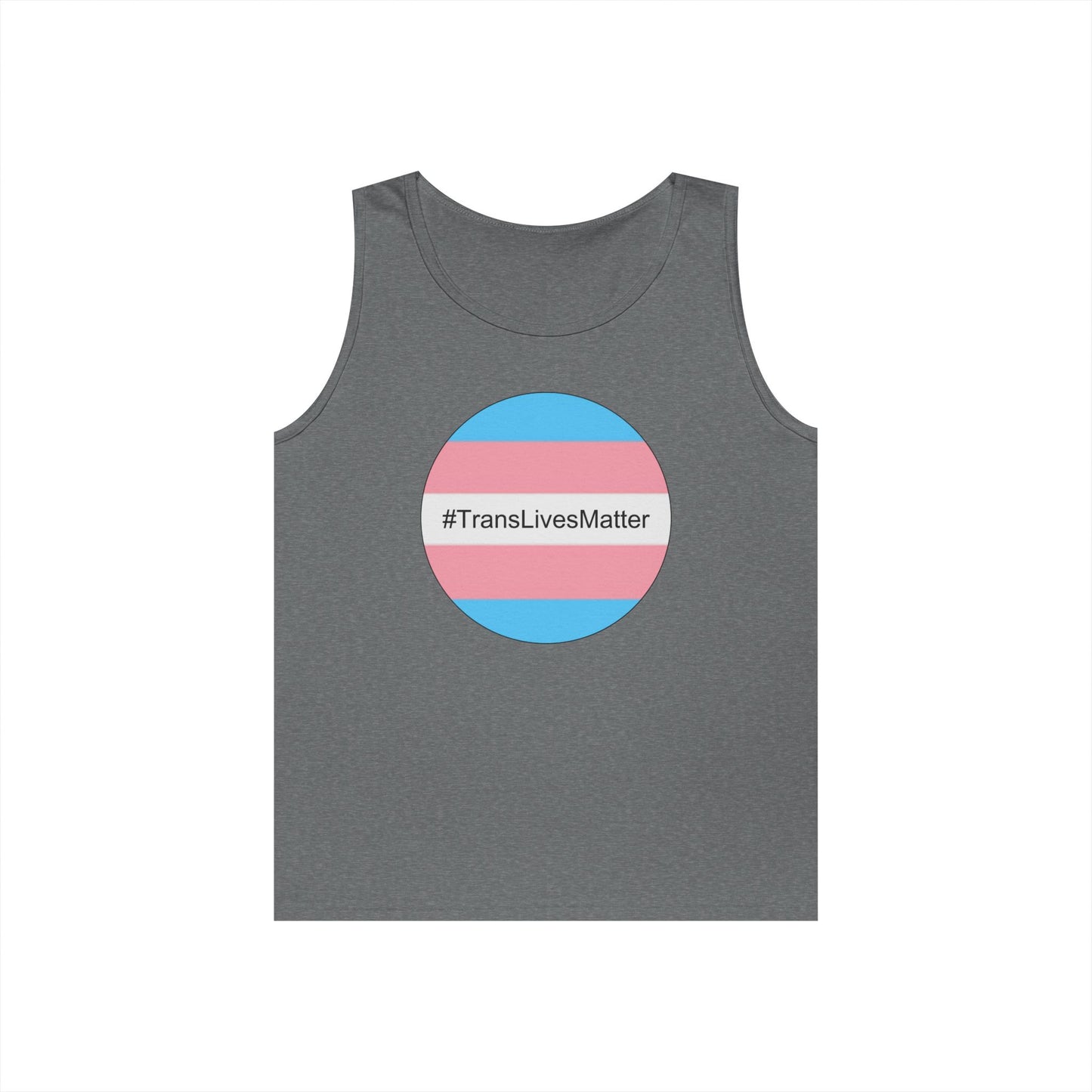 Trans Lives Matter Unisex Heavy Cotton Tank Top