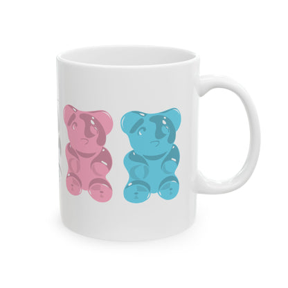Trans Pride Gummy Bears Coffee Mug (11oz/15oz)
